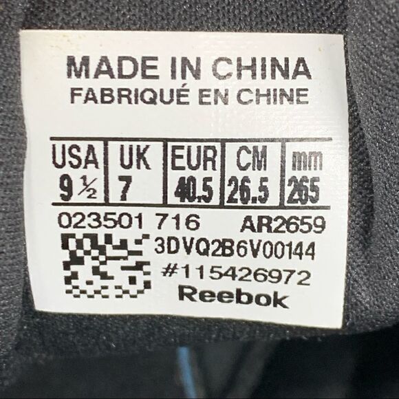 Reebok Womens Furylite Stone Running Shoes Black (AR2659)Low Top Lace Up 9.5M - Picture 8 of 8